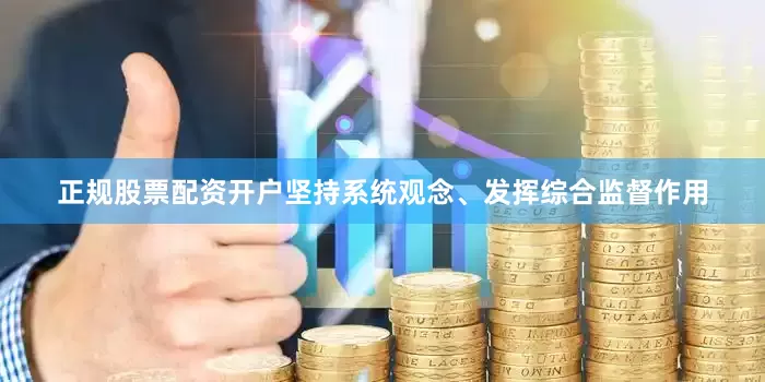 正规股票配资开户坚持系统观念、发挥综合监督作用